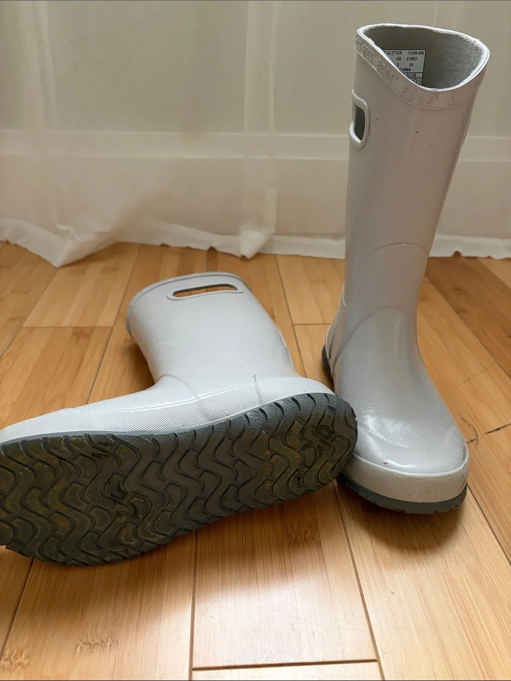 Bogs Pearl Glitter Waterproof Pull-On Boots
